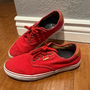 Vans Chima Ferguson Pro Red/White/ Tan Men's Size 10.5